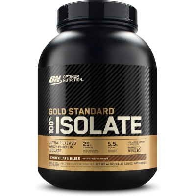 Whey Gold Standard 100% Isolate, 1.3kg, Sabores, Optimum Nutrition