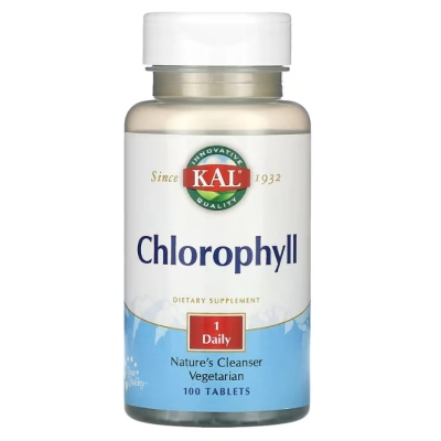 Clorofila 20mg, 100 Comprimidos, KAL