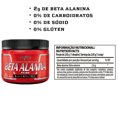 Beta Alanina, 123gr, Integralmedica