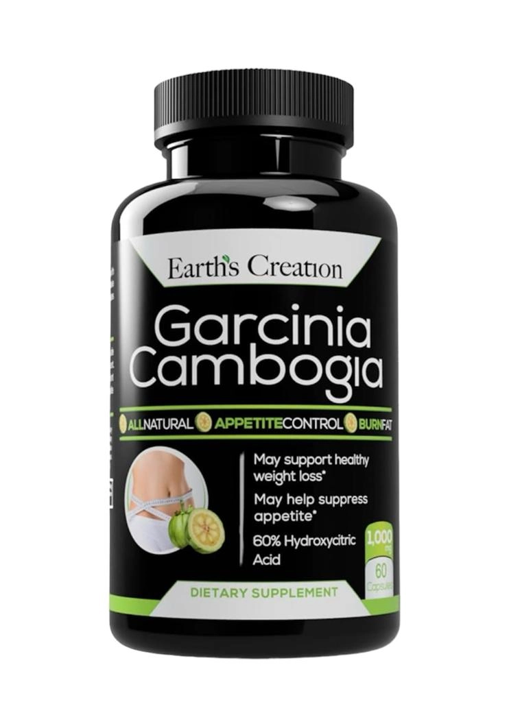 Garcínia Cambogia, 1000mg, 60 Cápsulas, Earths Creation
