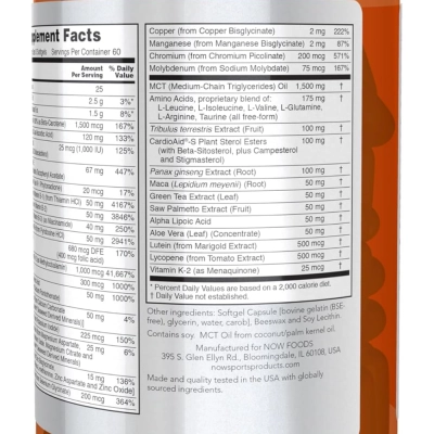 Multivitamínico Esportivo, Men's Active Sports Multi, 180 Softgels, Now