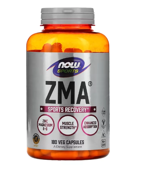ZMA, Recuperação Esportiva, 180 Cápsulas, Now