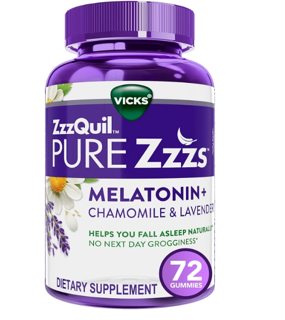Melatonina ZzzQuil 2mg, 72 Gomas, Vicks