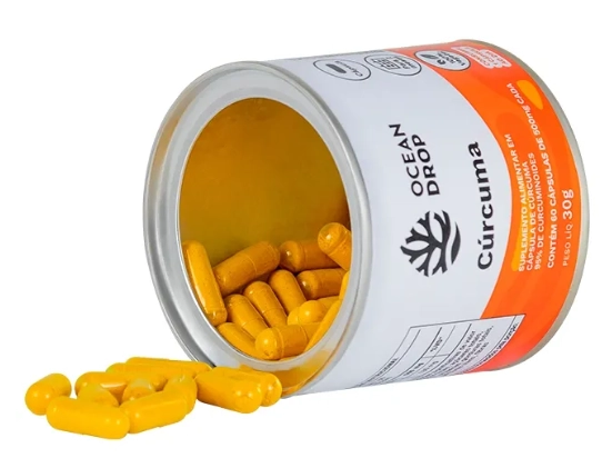 Curcuma 500mg, 60 Cápsulas, Ocean Drop