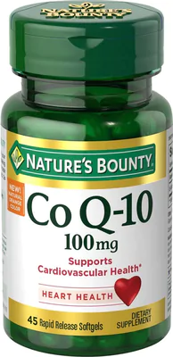Coenzima CoQ10, 100mg, 45 cápsulas, Nature's Bounty