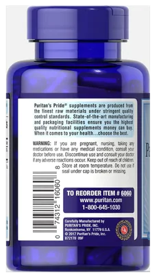 Ácido Pantotênico, 550mg, 100 Cápsulas, Puritan's Pride