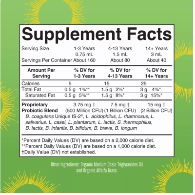 Organic Liquid Probiotc, 120 ML, Mary Ruth's