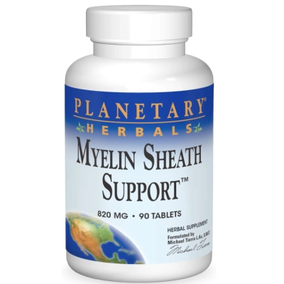 Myelin Sheath Support 820mg, Suporte à Bainha de Mielina, 90 Comprimidos, Planetary Herbals Myelin Sheath Support 820mg, Suporte à Bainha de Mielina, 90 Comprimidos, Planetary Herbals