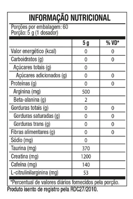 Pré Treino, Bone Crusher, 300g, Sabor Fruit Punch, Black Skull