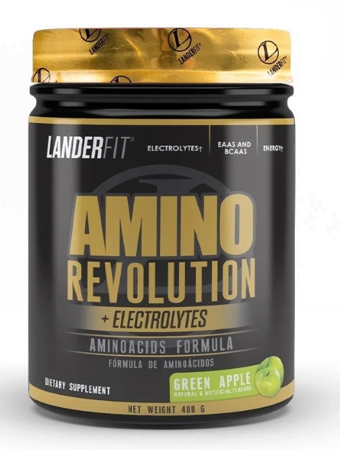 Amino Revolution, 480g Sabores, Landerfit 