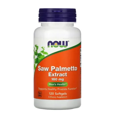 Saw Palmetto, 160mg, 120 Cápsulas em Gel, Now