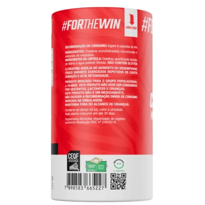 Creatina Monohidratada, 120 Cápsulas, FTW