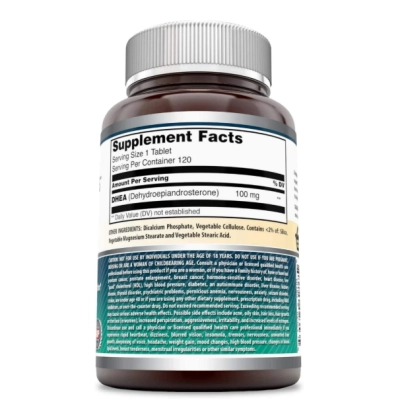 DHEA 100mg, 120 Comprimidos, Amazing Formulas