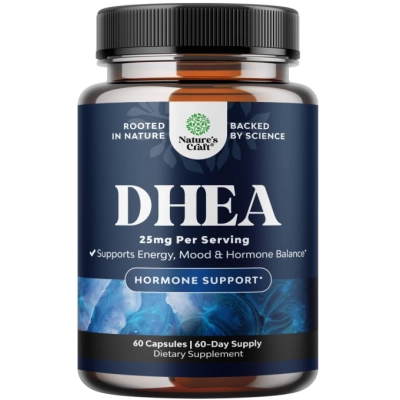 DHEA 25mg, 60 Cápsulas, Natures Craft