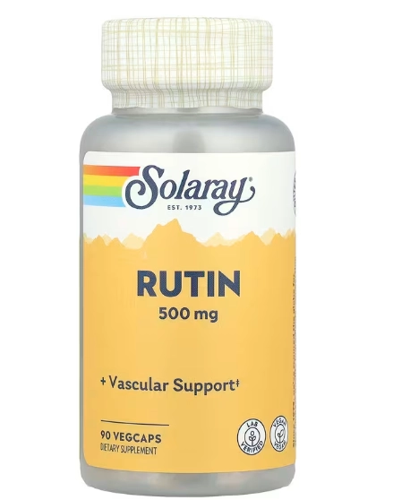 Rutin, Rutina 500mg, 90 VegCaps, Solaray