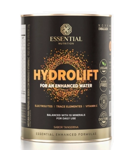 Hydrolift, Sabor Tangerina 87g, Essential Nutrition