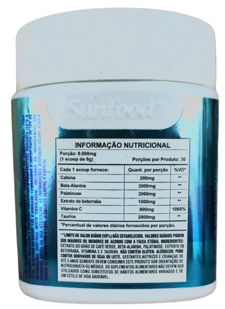 Energymax DIA, 240g solúvel, Sunfood