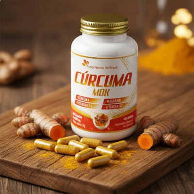 Cúrcuma MDK, 95% de Curcumina, 60 Cápsulas, Flora Nativa