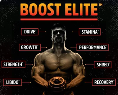 Boost Elite, Aumento dos níveis de testosterona, Caltrop, feno-grego, Ioimbina, maca e Eurycoma Longifolia, 90 cápsulas,