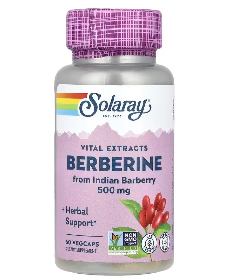 Vital Extracts, Berberina 500mg, 60 VegCaps, Solaray