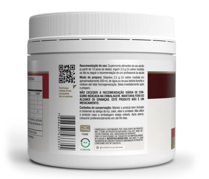 D Ribose, Repositor Energético, 150g, Vitafor