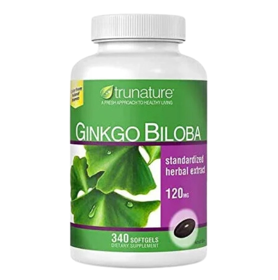 Ginkgo Biloba, 120mg, 340 Softgels, Trunature