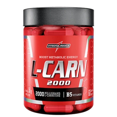 L-carnitina 2000mg, 60 cápsulas, Integralmedica
