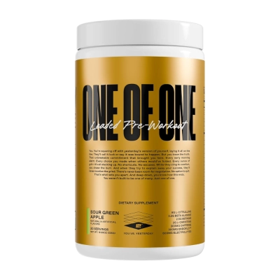 Pré-Treino, Energia, Foco e Resistência a Treinos Potentes, 20 Doses, Sabor Maçã Verde, One of One 