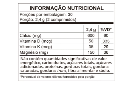 Calcidex MDK2 600mg, 60 cápsulas, Qualynutri