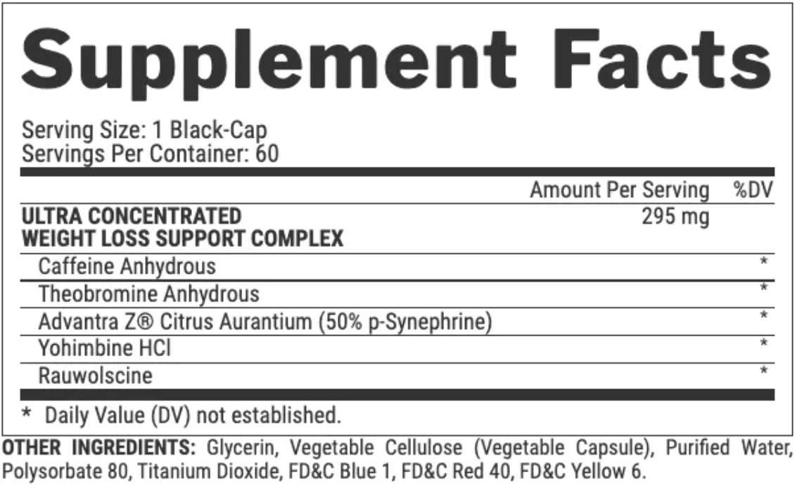 Lipo 6 Black, Emagrecedor Ultra Concentrado, 120 Cápsulas, Nutrex