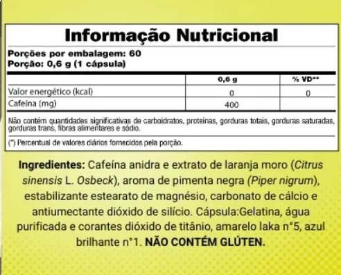 Termogênico Lipo Extreme, 60 cápsulas, Cell Force