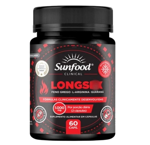 Longsex 1000mg, 60 Cápsulas, Sunfood