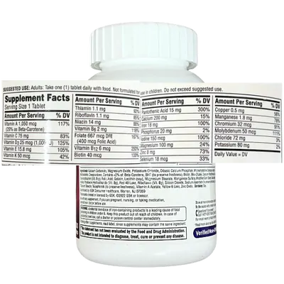 Centrum Women Multivitamínico, 100 Tablets, Importado