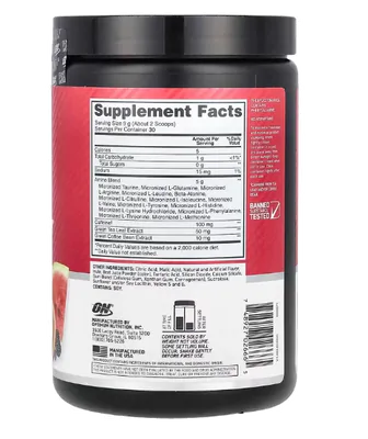 Essential AMINO Energy, Sabor Fusão de Frutas, 270g, Optimum Nutrition