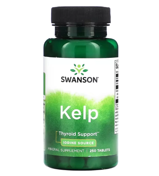 Kelp,  Algas, 250 Comprimidos, Swanson