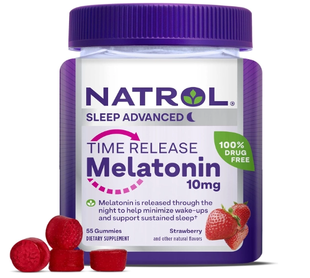Melatonina 10mg, Time Release, 55 gomas, Natrol