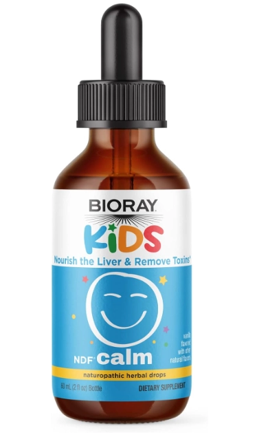 NDF Calm, Suplemento Nutre o Fígado e Remove Toxinas Kids, Sabor de Baunilha, 60ml, Bioray