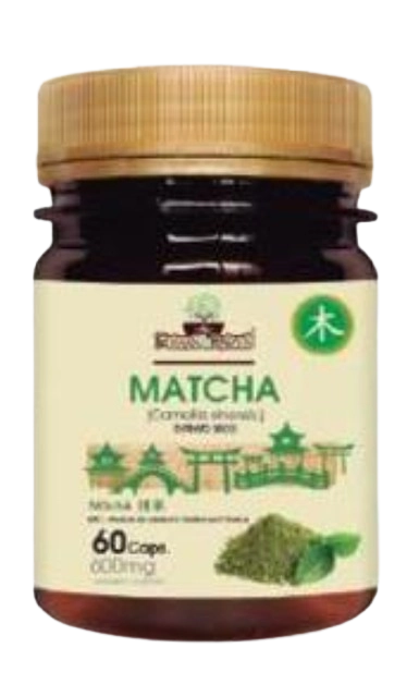 Matcha, 60 Capsulas, Folhas e Raízes