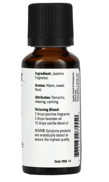 Soluções, Jasmim, 30ml, Now