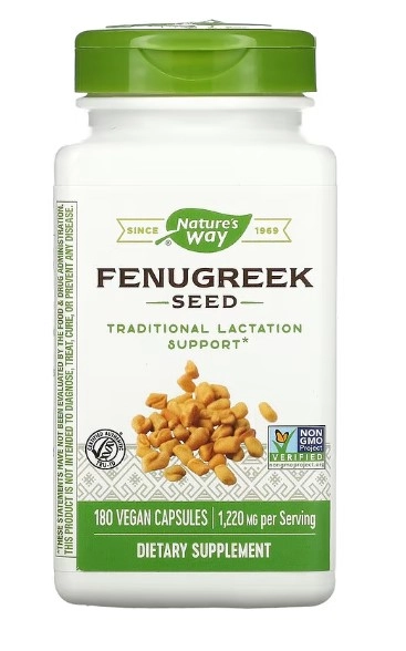 Fenugreek (Feno-grego), 610 mg, 180 Cápsulas, Nature's Way