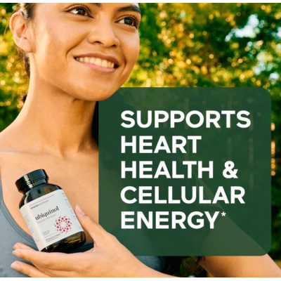 Ubiquinol 100mg, Coenzima Q10 para a Saúde do Coração, Fígado e Cérebro, 60 Cápsulas, Smarternutrition
