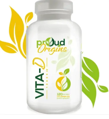 Vitamina D 10000UI, 120 Cápsulas, Proud Origins