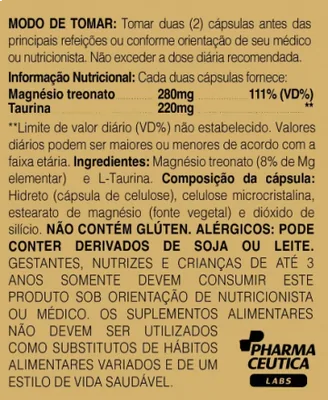 L-Treonato, 500mg, 60 cápsulas, Dr. Botânico