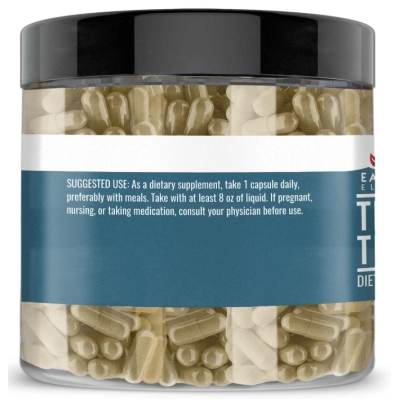 Tribulus Terrestris 430mg, Puro e Não Diluído, 200 Cápsulas, Earthborn Elements