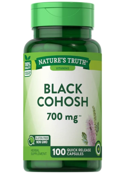 Black Cohosh, 700mg, 100 cápsulas de liberação rápida, Nature's Truth
