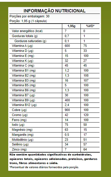 Multivitamínico Alpha A-Z, 30 Cápsulas, PuraVida