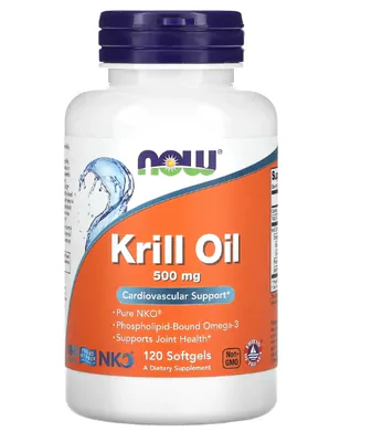 Óleo de Krill Neptune, 500mg, 120 Cápsulas, Now