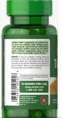 Turmeric Curcumin, Cúrcuma, 400mg, 100 cápsulas, Puritans Pride