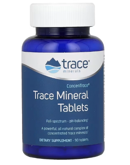 ConcenTrace, Comprimidos de Minerais, 90 Comprimidos, Trace Minerals