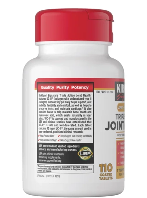 Signature Triple Action Joint Health, 110 comprimidos, Kirkland